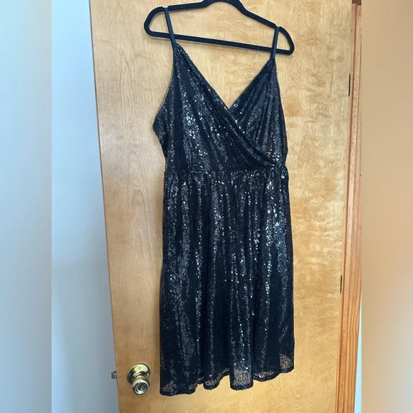 grace karin black sequin dress NWT GRACE KARIN GORGEOUS BLACK SEQUIN DRESS M